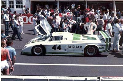 1984:The V12 6 litre Jaguar XJR 5 of Brian Redman, Doc Bundy and Bob Tullius; © Rupert Lowes